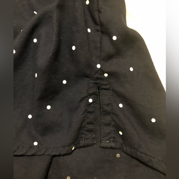 St. John’s Bay, XL, blue & white polka dot button up blouse - Picture 12 of 13